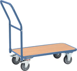 TECWERK Plattformwagen Ladefläche 850x450 mm taubenblau RAL 5014 Tragfähigkeit 250 kg
