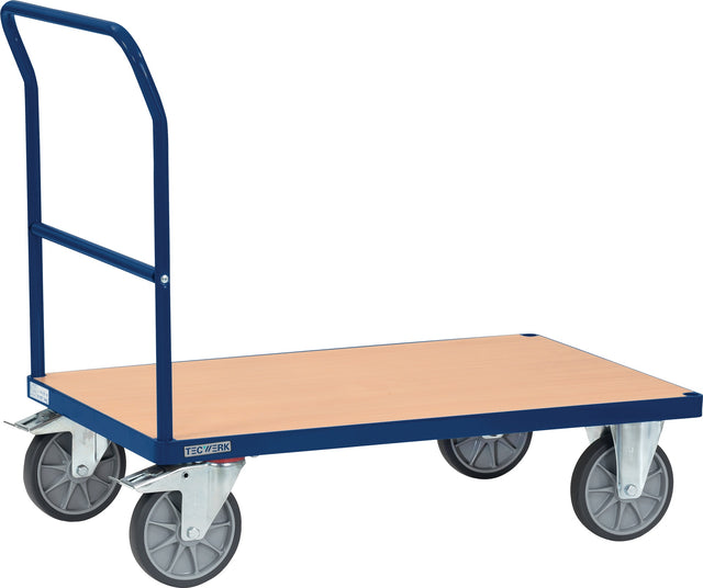 TECWERK Plattformwagen saphirblau 1000x700 mm Ladefläche 600 kg Tragfähigkeit