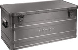 TECWERK Aluminiumbox 29 l mit Klappverschluss und Zylinderschloss, 430 x 330 x 275 mm
