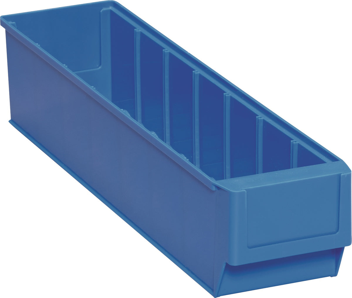 TECWERK Regalkasten 300x91x81 mm rot PP – 30 Stück, Trennwände, Auszugssperre