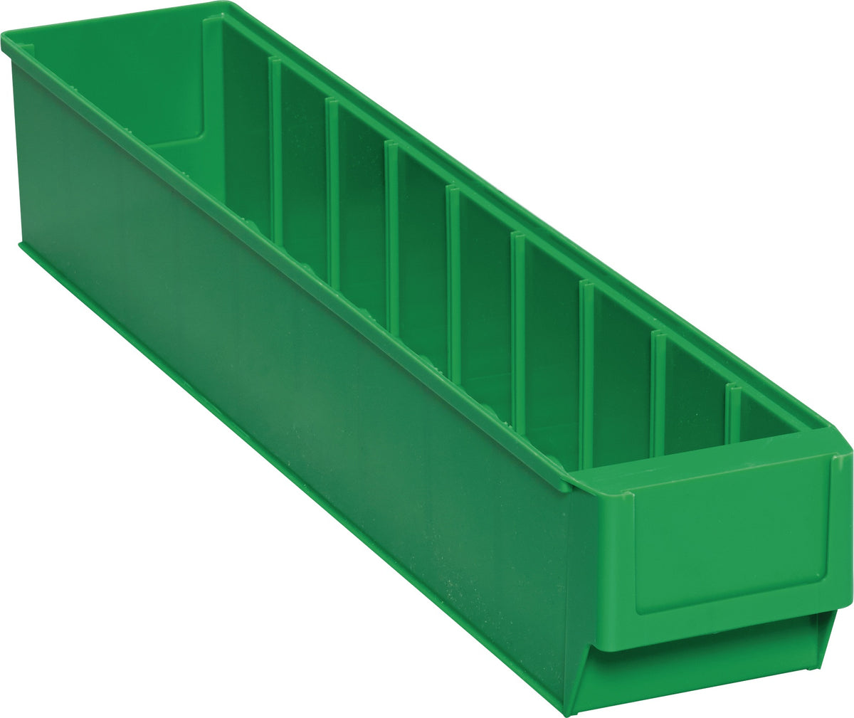 TECWERK Regalkasten 300x91x81 mm rot PP – 30 Stück, Trennwände, Auszugssperre
