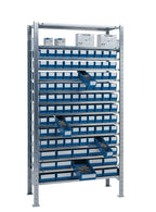 Grundregal / 90 x 3, 15 x 4 blau / keine Angabe