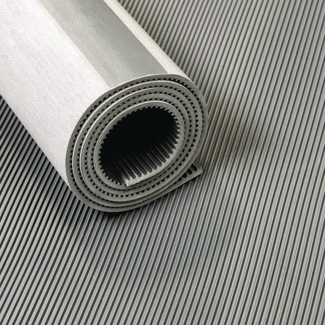 TECWERK Gummiisoliermatte EPDM 1,0 m x 10 m, 4,5 mm, grau, ohne Gewebeeinlage