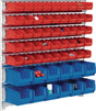 TECWERK Sichtlagerkastenset 1000x1010x255 mm verzinkt mit 57 Sichtlagerkästen