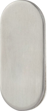 TECWERK Kleberosette VA 60 oval 33x74 mm selbstklebend Edelstahl PZ