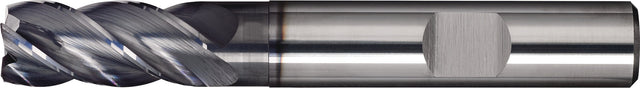 TECWERK Schaftfräser DIN 6527L INOX HPC VHM TiAlN 5 mm 4 Schneiden lang