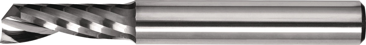 TECWERK Einzahnfräser Typ W VHM 3 mm 25° lang DIN 6535 HA – für NE-Metalle & Kunststoffe