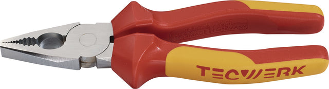 TECWERK Kombizange 160 mm VDE-isoliert, verchromt, Mehrkomponentenhüllen