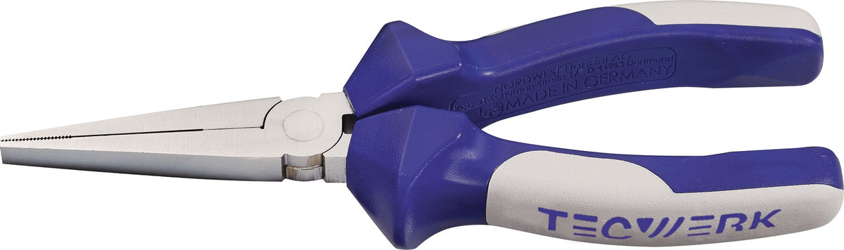 TECWERK Langbeckzange 160 mm verchromt mit Mehrkomponenten-Hüllen