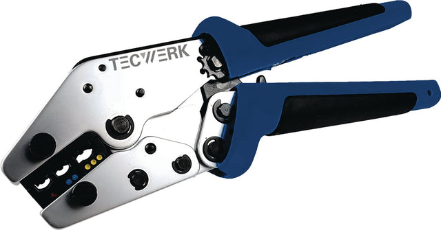 TECWERK Crimpzange 235 mm für isolierte Verbinder 0,5-6 mm²