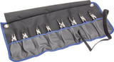 TECWERK Sicherungsringzangensatz 4-teilig 19-60 mm mit Rolltasche