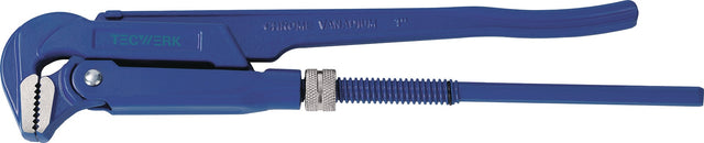 TECWERK Rohrzange 320 mm für Rohre bis 1 Zoll – Chrom-Vanadium-Stahl, 90° Maulstellung