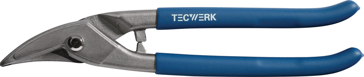 TECWERK Lochschere 250 mm für Stahl bis 1 mm und Edelstahl bis 0,5 mm mit Kunststoffüberzug
