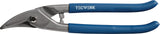 TECWERK Lochschere 250 mm für Stahl bis 1 mm und Edelstahl bis 0,5 mm mit Kunststoffüberzug