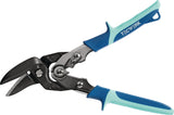 TECWERK Blechschere Stahl max. 1,5 mm, 260 mm, links – für Figuren- und Geradschnitte