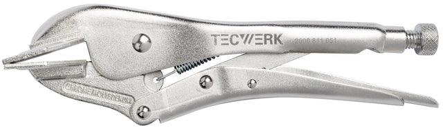 TECWERK Breitmaulgripzange Spannweite max. 37 mm – Ideal für Blechbearbeitung