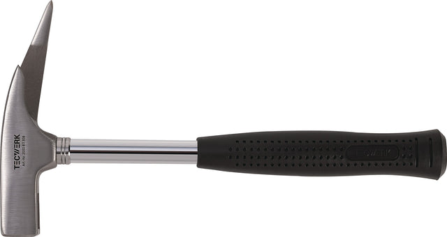 TECWERK Latthammer DIN 7239, 600 g Kopf mit Magnet, geraut, Stahlrohrstiel