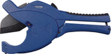 TECWERK Kunststoffrohrschere 0-35 mm für PP/PE/PB/PVDF/MLP/MSR/VPE/CPVC/PVC – Magnesium-Druckguss, Inox-Klinge