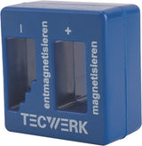 TECWERK Magnetisier-/Entmagnetisiergerät 48x50x28 mm Kunststoffgehäuse für Schraubendreher & Pinzetten
