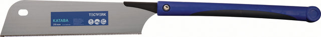 TECWERK Japansäge Kataba 270 mm – Feinzugsäge mit 2K-Griff für präzise Schnitte