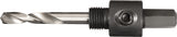 TECWERK Aufnahmeschaft 6-KT 9,5 mm mit Zentrierbohrer für Lochsägen 14-30 mm