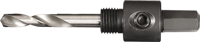 TECWERK Aufnahmeschaft 6-KT 9,5 mm mit Zentrierbohrer für Lochsägen 14-30 mm