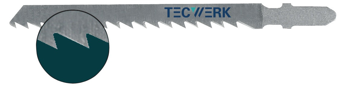 TECWERK Stichsägeblatt 80 mm BIM T 101 AiF für Laminat, Parkett & dünne Hölzer