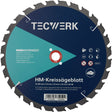 TECWERK Tischkreissägeblatt 400 mm Z28 HB für Bauholz und Nägel