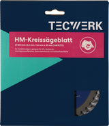 TECWERK Handkreissägeblatt AD 160 mm Z.48 HLTCG für HPL und Verbundwerkstoffe