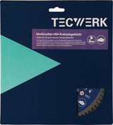 TECWERK Tisch-/Kappkreissägeblatt 210 mm Z80 HLTCG für Aluminium, Kunststoff und Holz