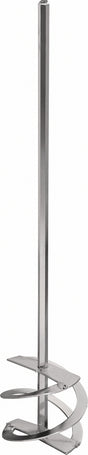 TECWERK Wendelrührer 70 mm x 400 mm, 10 kg, 6-kant SW 8 mm – für zähe Materialien
