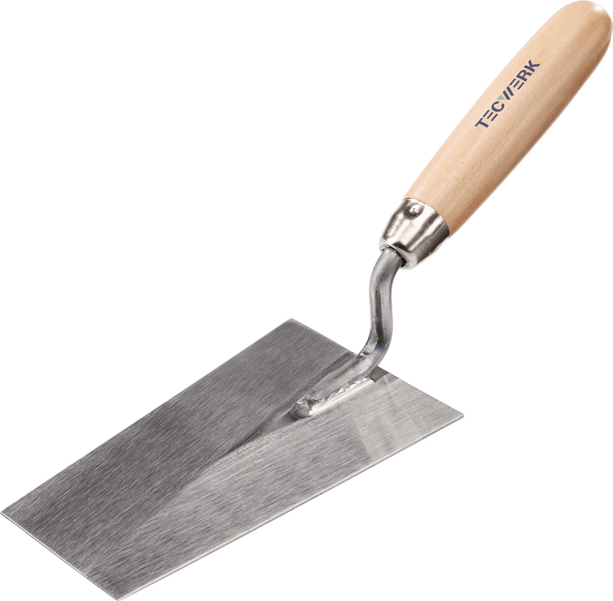 TECWERK Berner Putzkelle 120 mm rostfrei mit Buchenholzheft