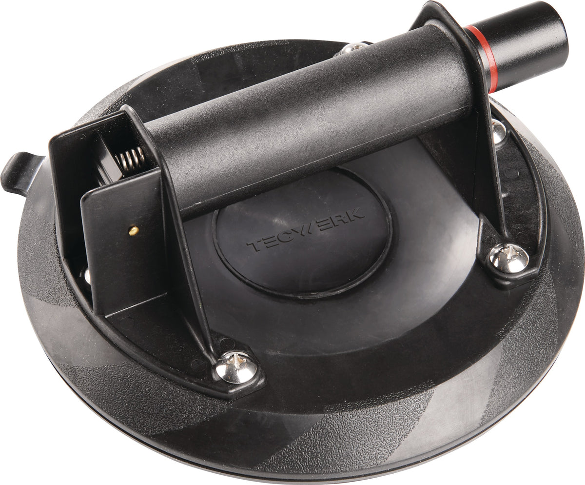 TECWERK Pumpensaugheber 120 kg Tragfähigkeit, Kopf-Ø 200 mm, 1-Kopf-Kunststoff