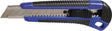 TECWERK Cuttermesser 18 mm mit Inox-Laufschiene, Sicherheitsarretierung & Klingenmagazin
