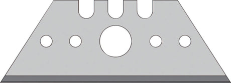 TECWERK Trapezklinge 52 x 18,7 x 0,65 mm ohne Lochung – 10 Stück im Spender