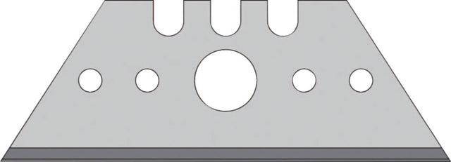 TECWERK Trapezklinge 52 x 18,7 x 0,65 mm ohne Lochung – 10 Stück im Spender