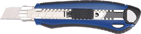 TECWERK Cuttermesser 18 mm Klingenbreite 166 mm Aluminium mit Ersatzklingen-Magazin