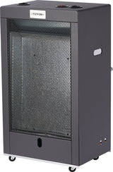 TECWERK Gasheizer Blue Flame 2,1-4,2 kW mit Thermostat und Piezozündung