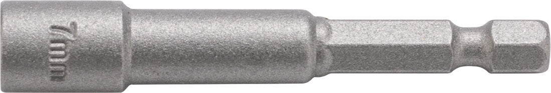 TECWERK Steckschlüsseleinsatz 6 mm mit 6-Kant-Antrieb, 60 mm Länge und Magnet