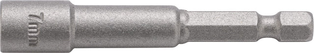 TECWERK Steckschlüsseleinsatz 6 mm mit 6-Kant-Antrieb, 60 mm Länge und Magnet
