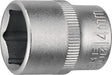 TECWERK Steckschlüsseleinsatz 1/4 Zoll 6-kant SW 5 mm Länge 25 mm – Chrom-Vanadium-Stahl