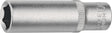 TECWERK Tiefbett-Steckschlüsseleinsatz 1/4 Zoll 6-kant lang SW 13 mm, Länge 50 mm