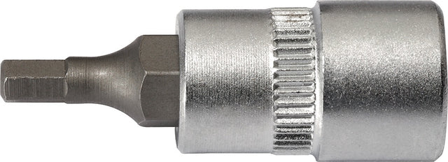 TECWERK Steckschlüsseleinsatz 1/4 Zoll 6-kant SW 3 mm, Länge 32 mm, für Innensechskant