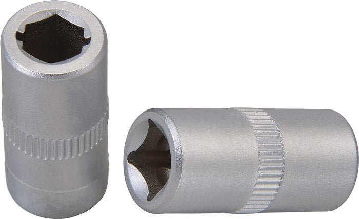 TECWERK Adapter Antriebsvierkant 1/4″ auf Antriebssechskant 1/4″ Länge 25 mm