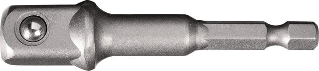 TECWERK Adapter Antriebssechskant 1/4 Zoll auf Abtriebsvierkant 1/2 Zoll, Länge 72 mm