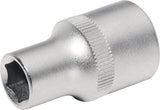 TECWERK Steckschlüsseleinsatz 1/2 Zoll 6-kant SW 10 mm Länge 40 mm