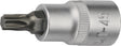 Steckschlüsseleinsatz 1/2 Zoll TX T30 L.55mm TECWERK – Chrom-Vanadium-Stahl, DIN 3120