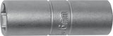 TECWERK Steckschlüsseleinsatz für Zündkerzen 1/2 Zoll SW 21 mm 6-Kant, 65 mm