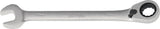 TECWERK Maulringratschenschlüssel 24 mm umschaltbar, 325 mm, 72 Zähne, CV-Stahl