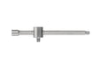 TECWERK Verlängerung 3/8 Zoll 150 mm mit Gleitstück – Chrom-Vanadium-Stahl, verchromt